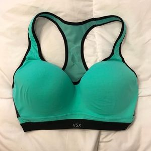 Victoria secret teal sports bra 34DD